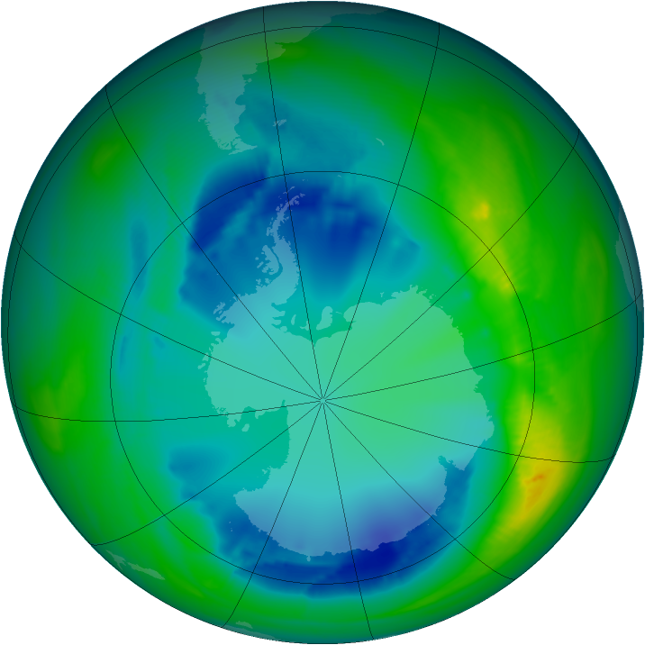 Ozone Map 2007-08-10